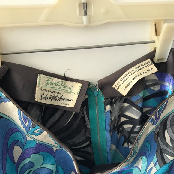 Vintage 60's PUCCI Silk Lounge Pants and Top Small EUC - Picture 9 of 10